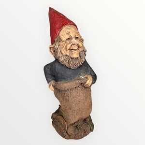 Vintage Tom Clark Gnome Figurine “Rep” – 1987 Original – 5” – Red Hat – Signed